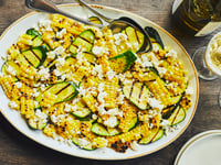 Photo de la Recette: Salade de Maïs et de Courgettes Grillés