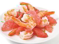 Photo de la Recette: Salade de Pamplemousse Rouge et de Crevettes