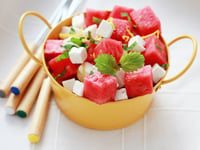 Photo de la Recette: Salade de Pastèque à la Feta