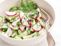 Photo de la Recette: Salade de Radis et de Concombre