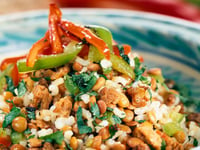 Photo de la Recette: Salade de Riz et Lentilles à L'indienne