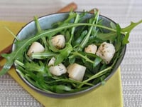 Photo de la Recette: Salade de Roquette aux Pétoncle