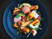 Photo de la Recette: Salade de Saumon et D’ananas Grillés