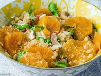 Photo de la Recette: Salade de Semoule à L'orange aux Radis et Noix de Cajou