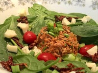 Photo de la Recette: Salade D'épinards et de Thon