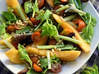 Photo de la Recette: Salade Fraîcheur Tomates Melon Céleri