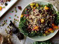 Photo de la Recette: SALADE-REPAS AUX LÉGUMES GRILLÉS ET AU QUINOA PARFUMÉ