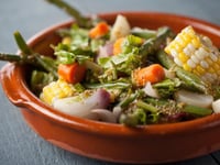 Photo de la Recette: Salade Tiède de Légumes en Papillote