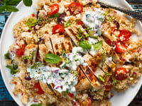 Photo de la Recette: Salade Tiède de Quinoa au Poulet façon Shish Taouk