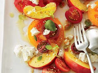 Photo de la Recette: Salade de Tomates et de Nectarines