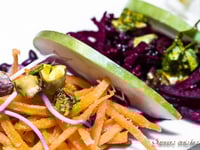 Photo de la Recette: Salade Tricolore et Épicée {carotte, betterave, radis noir}