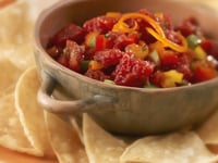 Photo de la Recette: Salsa aux Gros Morceaux de Tomates et aux Trois Poivrons