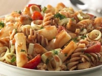 Photo de la Recette: Salsifis Sautées aux Poireaux Tomates Cerises Épices Italiennes et Poulet