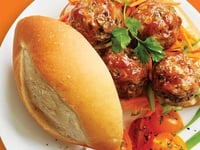 Photo de la Recette: Sandwich aux Boulettes de Viande à la Vietnamienne