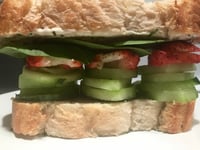 Photo de la Recette: Sandwich aux Concombres et Fraises