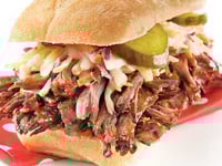 Photo de la Recette: Sandwichs à L’effiloché de Boeuf