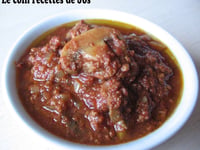 Photo de la Recette: SAUCE À SPAGHETTI À LA VIANDE (MIJOTEUSE)