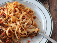 Photo de la Recette: Sauce Bolognaise (qui a remporté le titre de « meilleure au monde »)