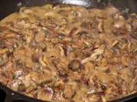 Photo de la Recette: Escalopes en Sauce Forestière aux Champignons