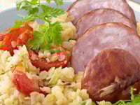 Photo de la Recette: Saucisse de Morteau aux Lentilles Corail
