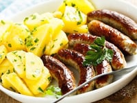 Photo de la Recette: Saucisse de Toulouse aux Pommes de terre Poêlées