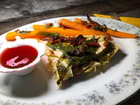 Photo de la Recette: Saumon aux Épinards et Tomates Séchées au Soleil