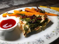 Photo de la Recette: Saumon aux Épinards et Tomates Séchées au Soleil