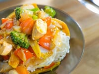 Photo de la Recette: Sauté de Général Tao aux Légumes