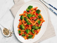 Photo de la Recette: SAUTÉ DE LÉGUMES AU GINGEMBRE ET SÉSAME