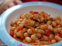 Photo de la Recette: Sauté de Porc aux Haricots Blancs