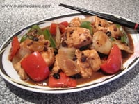Photo de la Recette: Sauté de Poulet et de Poivrons