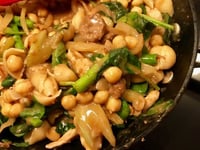 Photo de la Recette: Sauté de Poulet et Pois Chiches