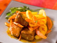 Photo de la Recette: Sauté de Veau Safrané