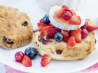 Photo de la Recette: Scones aux Fruits Rouges et au Fromage En Cas de Caprice