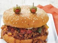 Photo de la Recette: Sloppy Joe de l'Halloween