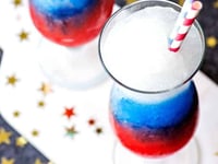 Photo de la Recette: Slush Alcoolisée à la Limonade (Bleu blanc rouge)