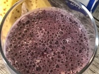 Photo de la Recette: Smoothie aux Bleuets et Bananes