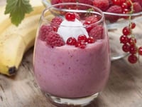 Photo de la Recette: Smoothie Framboises, Groseilles et Banane