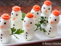 Photo de la Recette: Snowman Egg