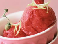 Photo de la Recette: Sorbet aux Fraises des Bois