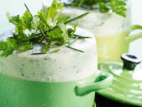 Photo de la Recette: Soufflé Glacé au Chou-Fleur et Gorgonzola