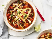 Photo de la Recette: Soupe à la Dinde et aux Tortillas