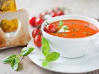 Photo de la Recette: Soupe à la Tomate au Basilic