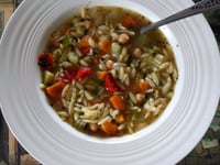 Photo de la Recette: Soupe à L'orzo et aux Légumes à la Nickey