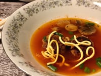 Photo de la Recette: Soupe Asiatique avec Boulettes de Viande