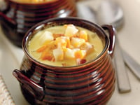 Photo de la Recette: Soupe Au Cheddar Et Aux Pommes De Terre