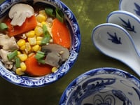 Photo de la Recette: Soupe au Poulet et Maïs de Style Asiatique