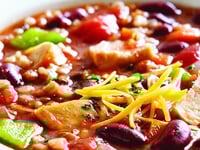 Photo de la Recette: Soupe au Poulet Lentilles Haricots et Riz