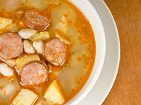 Photo de la Recette: Soupe aux Légumes et au Chorizo