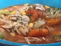 Photo de la Recette: Soupe aux Légumes et Poulet